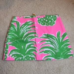 NWT Lilly Pulitzer Pineapple Skirt